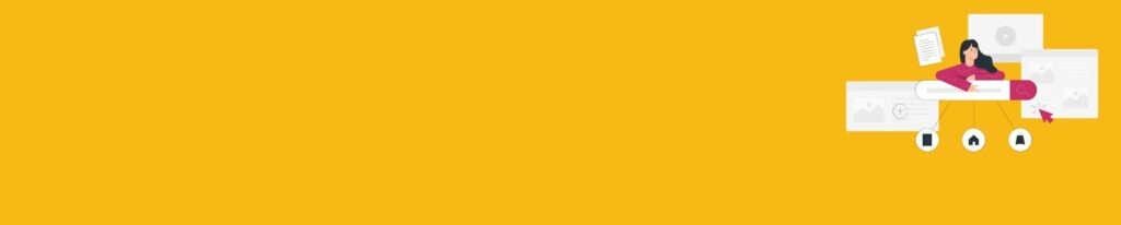 Digital Nishi Website Banner (Dark Yellow)