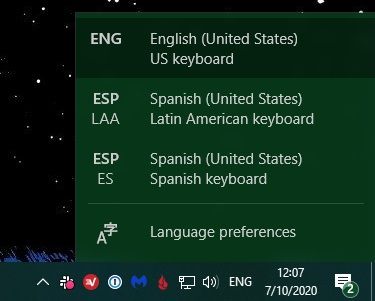 Windows-Switch-Input-Method - change keyboard language windows 10