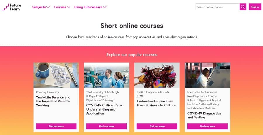 FutureLearn - Online Learning Platforms for Kids