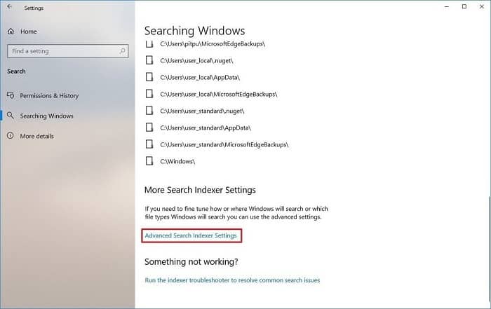 Search Settings Windows 10 - How To Improve PC Performance in Windows 10