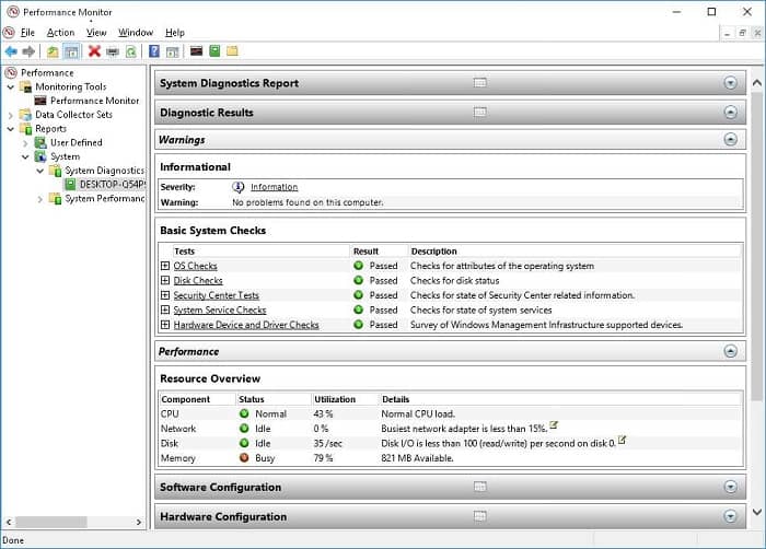 Use Performance Monitor - solve Windows 10 performance issues